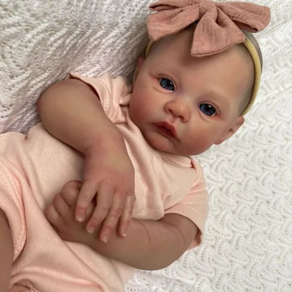 Dolls 45cm Baby Doll Meadow Soft 3D Skin with Visible Veins Collectible Art Doll Bebe Reborn Gift S2412261