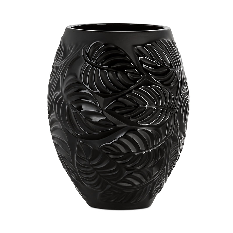 Lalique Feuilles Vase