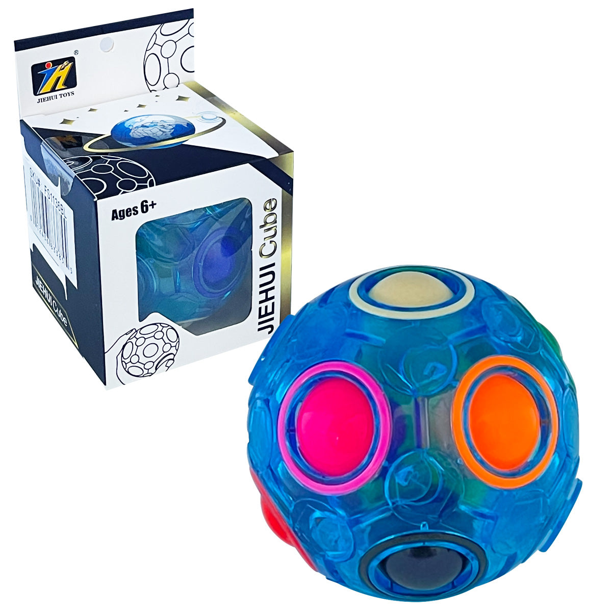 Rainbow Magic Puzzle Ball with Light - Blue