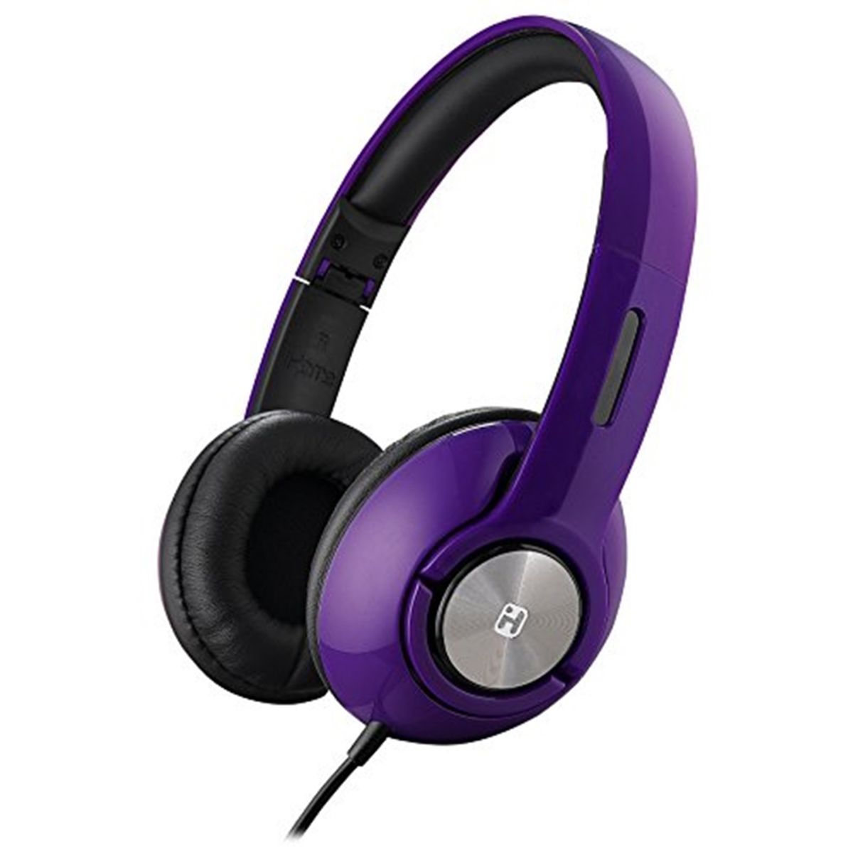 iHome iB45BC On-Ear Foldable Headphones with Pouch - iHome On-ear Headphones (Purple)