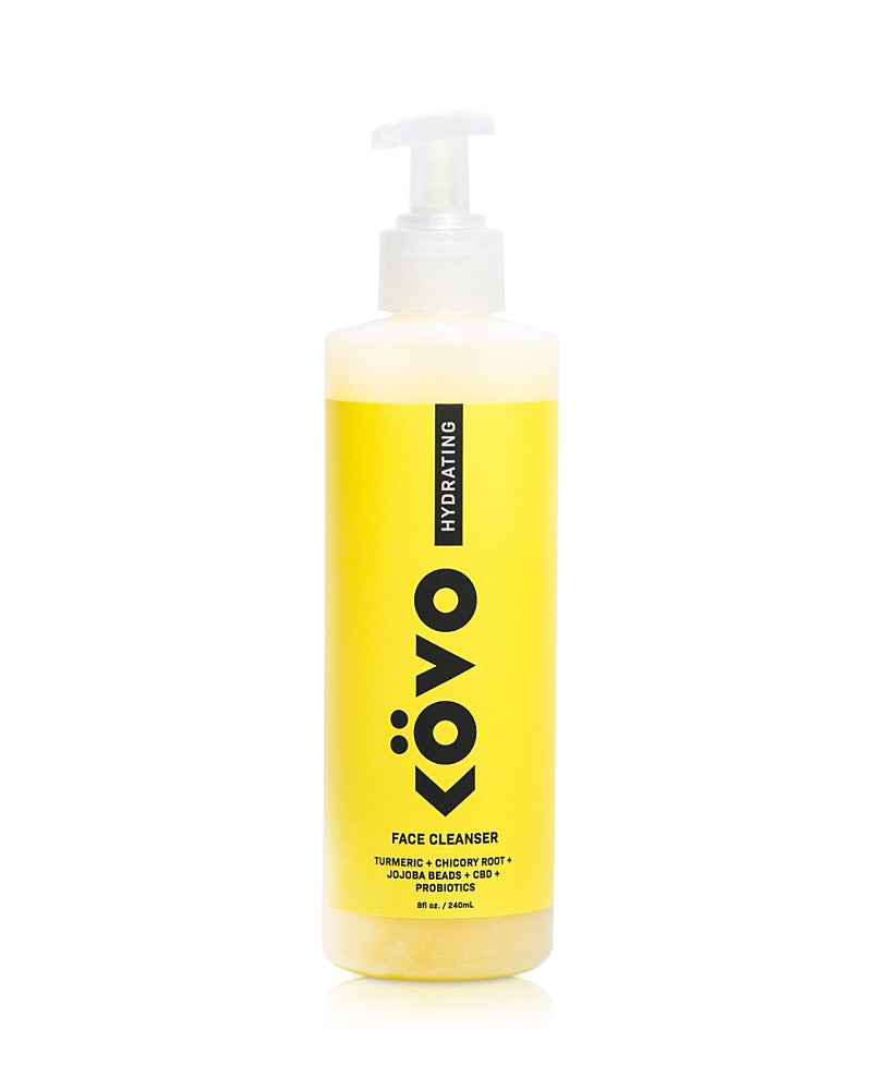 Kovo Turmeric + Cbd 2-in-1 Everyday Face Cleanser 8 oz.