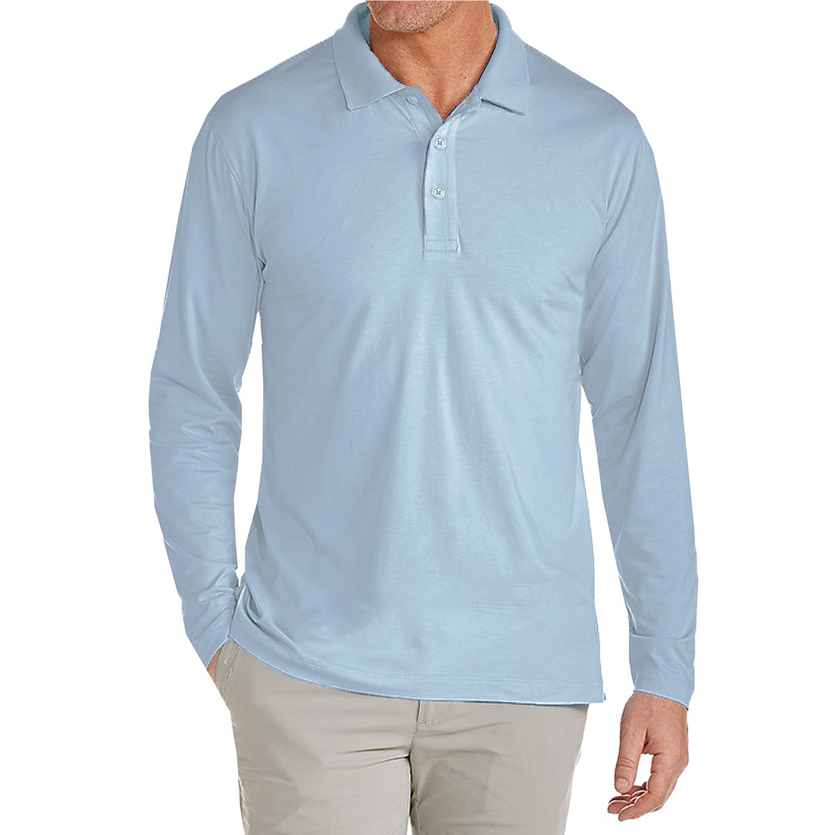 Men's Modern Fit Long Sleeve Collared Shirt (1 to 4-Pack) - JLPQ - LB - XL