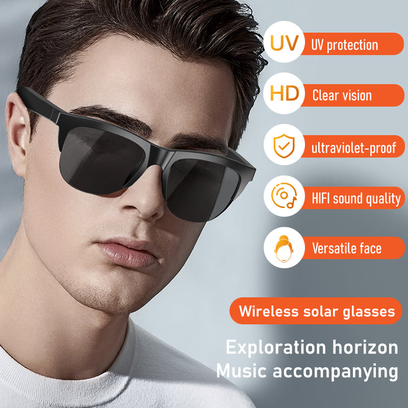 F06 Smart Sunglasses Glasses Bluetooth Call Outdoor Sports Headphones HIFI Blue Light Waterproof Anti-UV For Men And Women