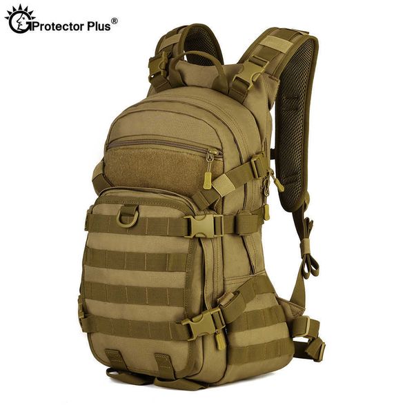 Backpacking Packs PROTECTOR PLUS Tactical Backpack 25L Riding Backpack Waterproof High Quality Hiking Hunting Military Style Bag Small Rucks