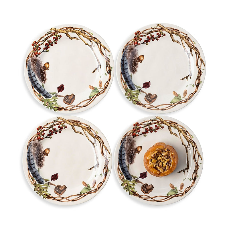 Juliska Forest Walk Party Plates, Set of 4