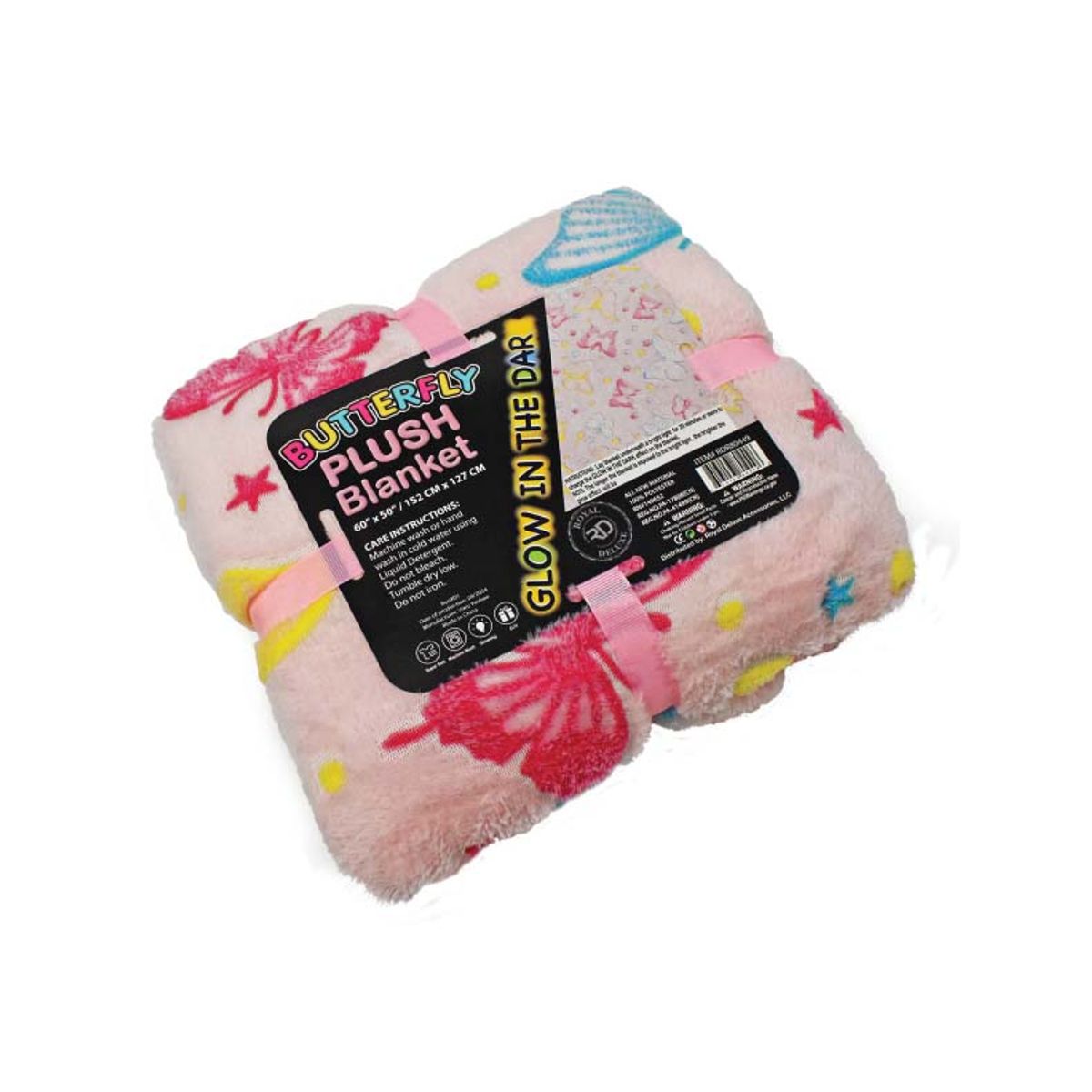 Glow-in-the-Dark Blankets and Pillows - Blanket - Butterly