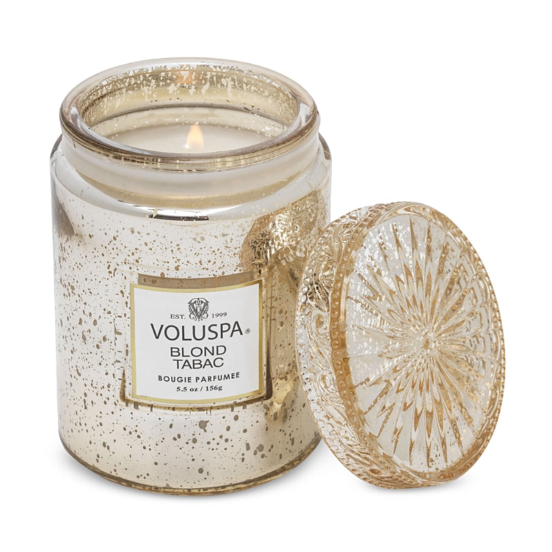 Voluspa Blond Tabac Small Jar Candle, 5.5 oz.