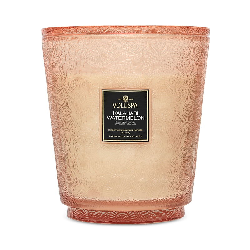 Voluspa Kalahari Watermelon 5 Wick Hearth Candle, 123 oz.