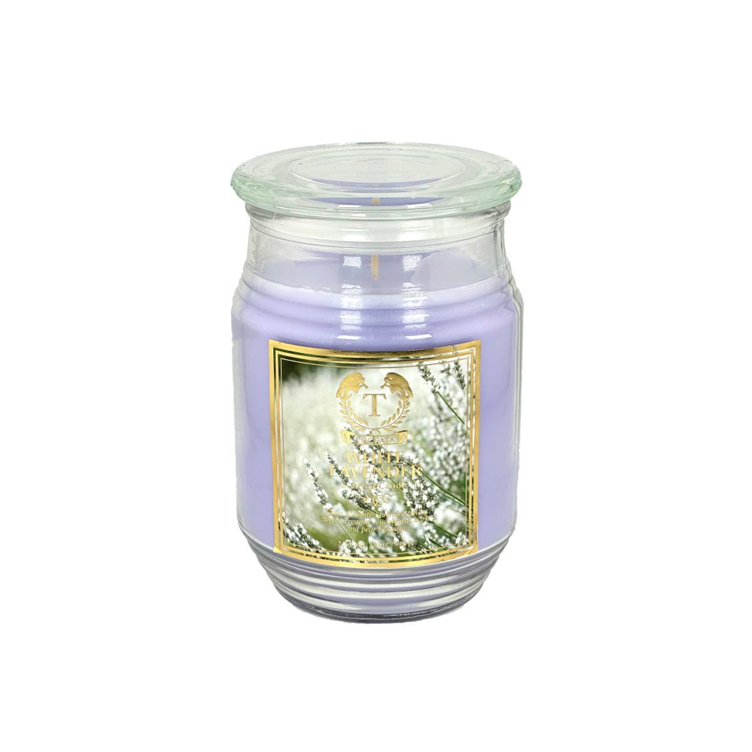Toccata™ Aroma Scented Candles, 18 oz. (1 or 8-Pack) - White Lavender