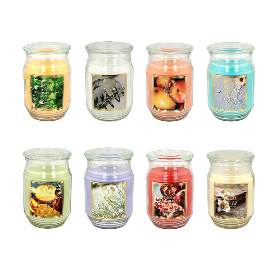 Toccata™ Aroma Scented Candles, 18 oz. (1 or 8-Pack) - All 8 Scents