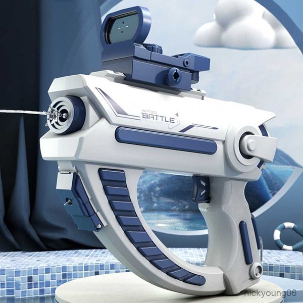 Sand Play Water Fun 3300ml Automatic Electric Gun 500mAh Pistol Charging Large Capacity High Speed for Outdoor Beach Games R230613