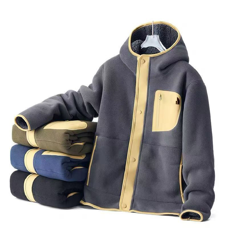 Tech Fleece Mens Designer Jacket Embroidery Coat Multiple pockets Cardigan Standing Collar Warm Clothes Premium Winter Puffer Jackets