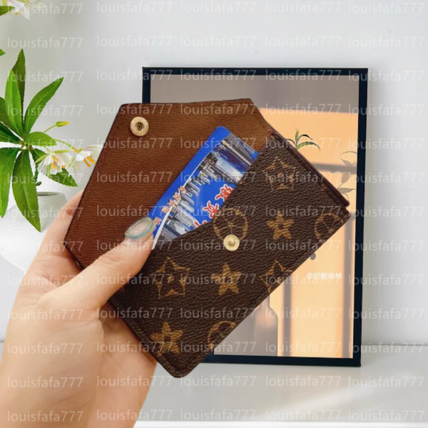 high quality Leather Wallet Designer bag Fashion Designer Wallets Retro Handbag for Women Mens Classic Card Holders Coin Purse