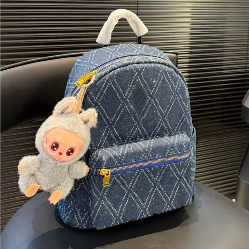 2025 Designer Large Capacity Shopping Bag Light Luxury Fashion Backpack Computer Bag Travel Bag Backpack school bags(No dolls)