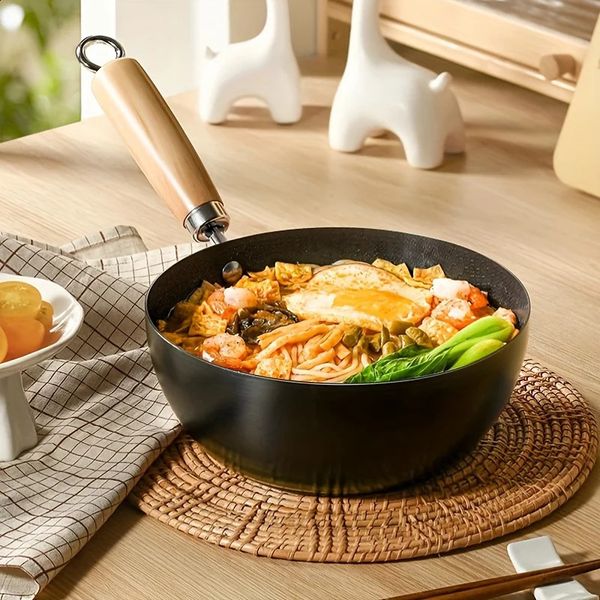 Frying Pan NonStick Iron Mini Frypan Pot Saucepan Cooking Omelette Pans Wok Kitchen Cookware Supplies Drop 241120