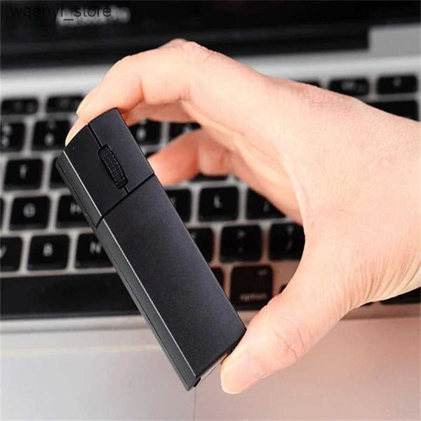 Mice Portable Rechargeable Wireless Mini Mouse 2.4G Small Optical USB Mice Not Silent Computer Office Mouse For Laptop PC Notebook L240910