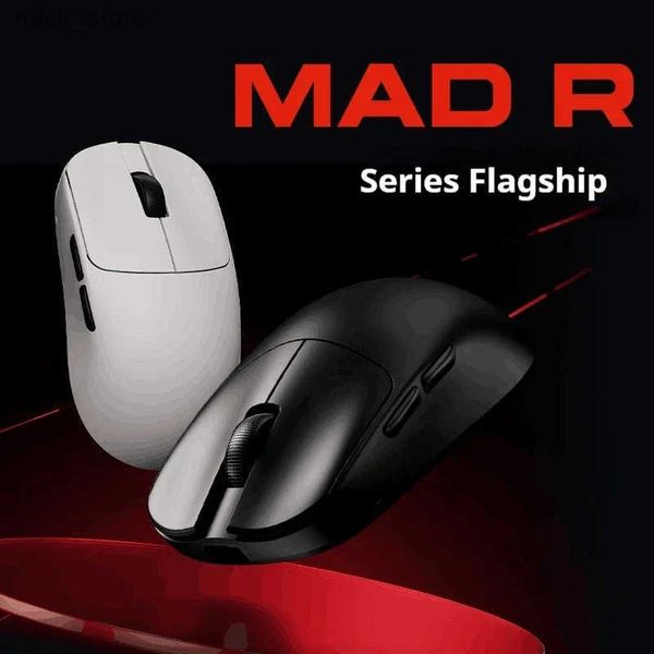 Mice The New Vxe Mad R-R Major Gaming E-Sports Mouse Paw3395-3950 Dual-Mode Nonporous Lightweight Ergonomic Standard 8k J241220