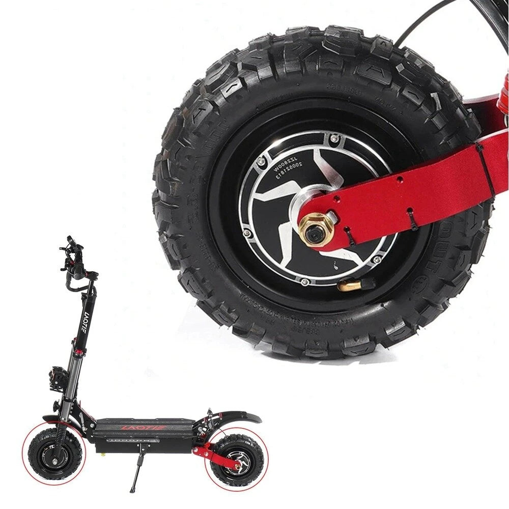 LAOTIE 60V 38.4Ah 2800W 11 inch Electric Scooter Hub Motor Front-Rear Drive Brushless Motor with Vacuum Off-Road Tires f