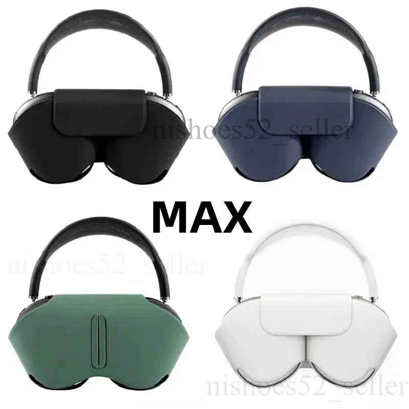 MAX Top Pro max air pro 2 3 4 Headband Headphone Accessories Transparent Solid Silicone Waterproof Protective case air Maxs Headphones Case