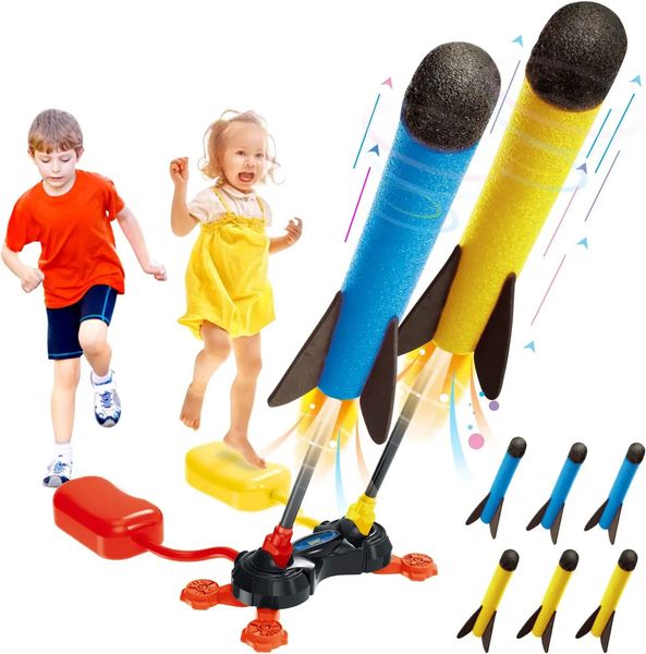 Outdoor Toy Rocket for Kids Dueling Games Child Stomp Pad Steam Gift Boys and Girl Foam 241219