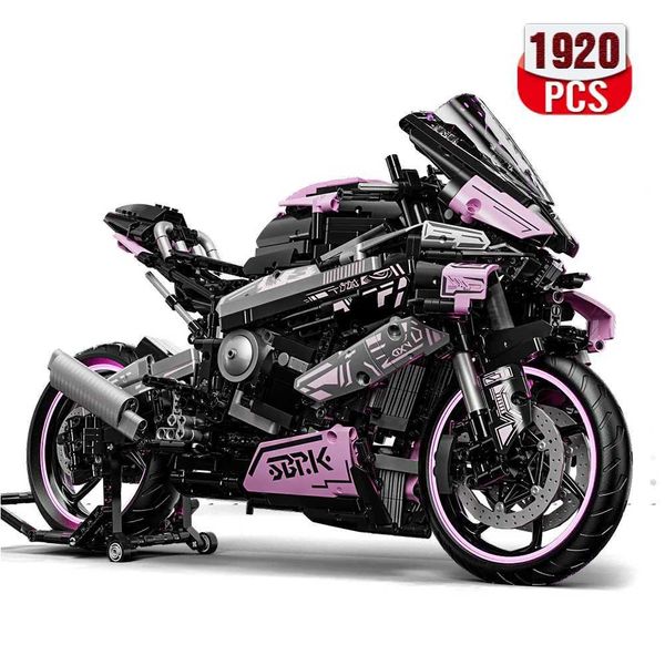 Technical 1000 RR 42130 Motorcycle Model Building Blocks Kit for AdultsDisplay Motorcycle Set with Authentic Features Gift IdeaC241230