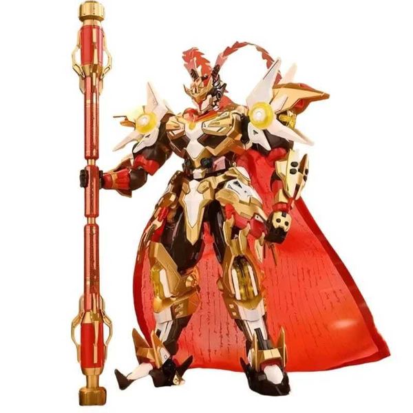 Blocks Black Mythology WuKong Mecha Model Building Blocks Boy Puzzle Assembling Toys Holiday Gifts Display Hobby Collection Decoration S2412