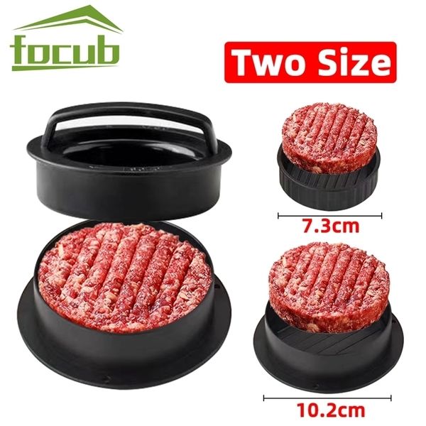 Meat Poultry Tools ABS Hamburger Meat Press Maker Round Shape NonStick Stuffed Burger Patties Beef Grill Pie Press Mould Maker Kitchen Acces