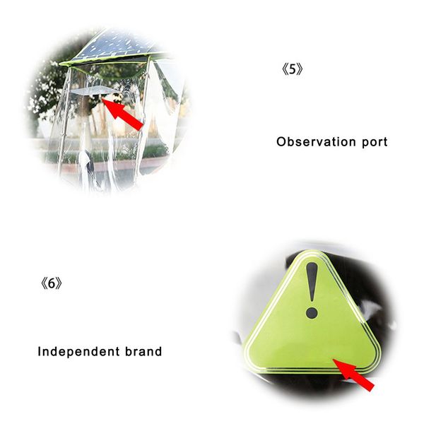 Sunshade Universal Electric Motorcycle Rain Cover Canopy Awning Rainproof Sunscreen For Scooters Battery Car Motorcycle