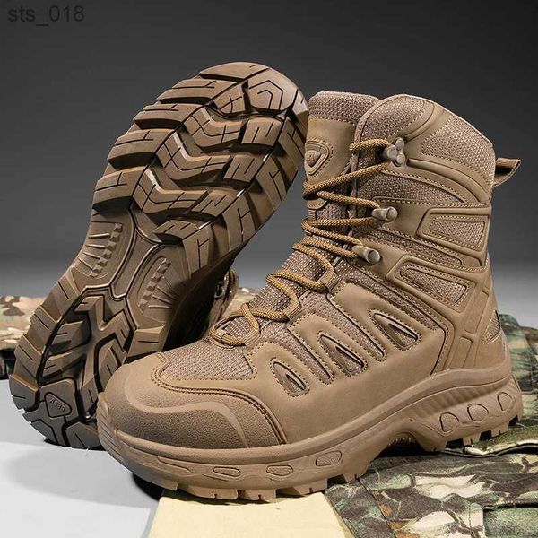 Outdoor Shoes Sandals YOSBOGROUTDOOR mens military tactical boots high top desert durable training shoes sports climbing ankle H241031