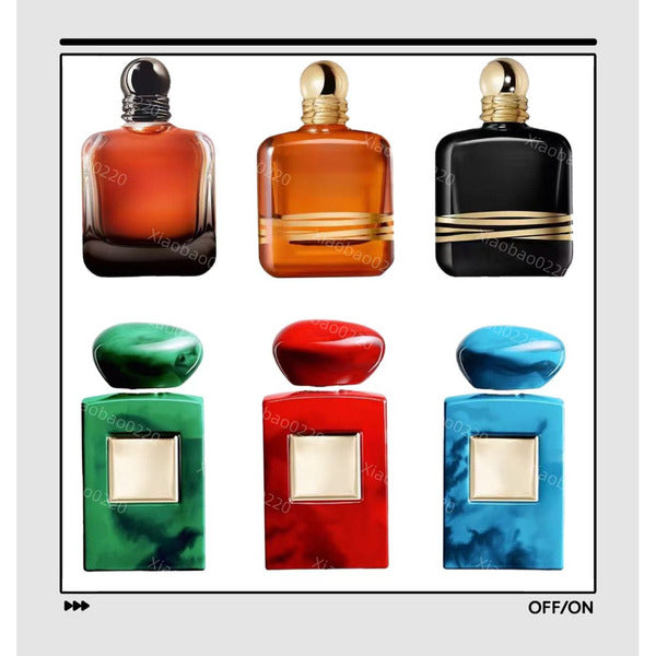 High quality top designer Man Cologne Stronger With You Vert Malachite Turquoise Women Perfume Magenta Tanzanite Good Smell Long Time Leaving Body M