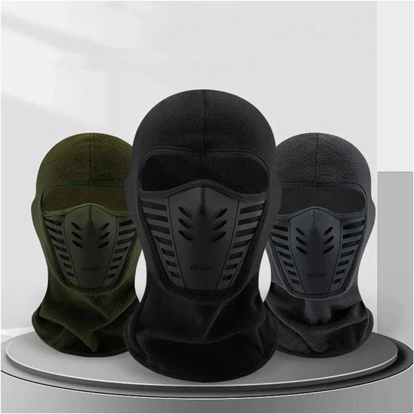 Motorcycle Bicycle Mask Fleece Thermal Face Mask Keep Warm Riding Balaclava Biker Winter Windproof Ski Mask Men WomenXJ241122