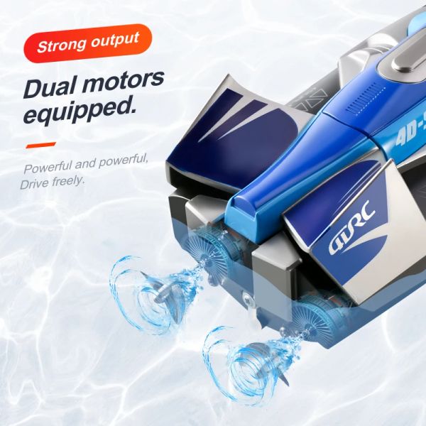 2023 Hot 35 KM-H RC High Speed Racing Boat Speedboat Remote Control Ship Water Game Kids Toys Children Gift remote control boat