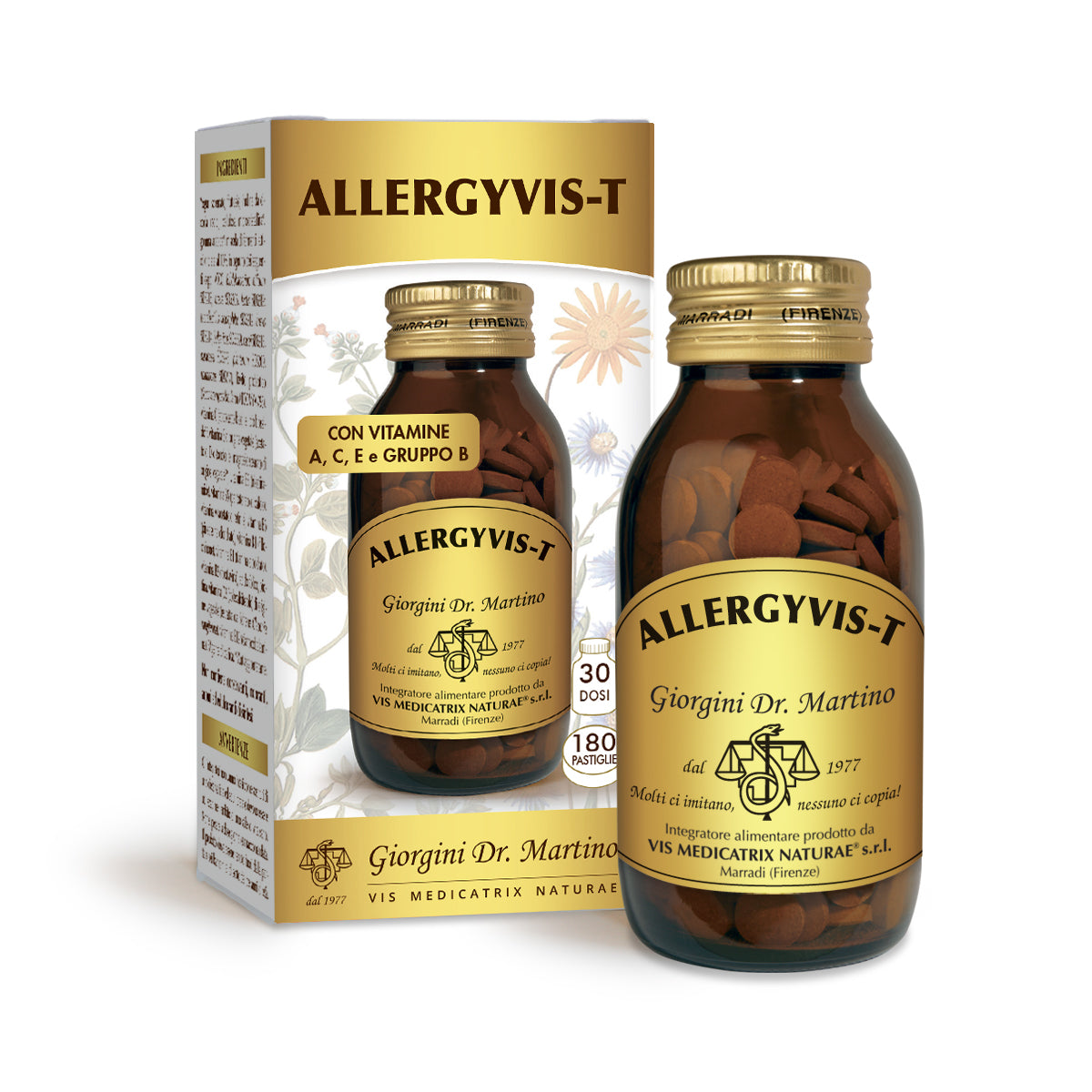 Dr Giorgini allergyvis-t 90 g - 180 Tabletten à 500 mg