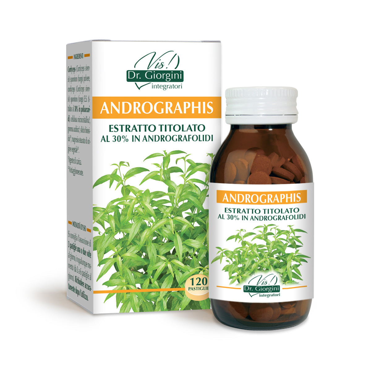 Dr Giorgini andrographis titrerat extrakt 60 g - 120 tabletter à 500 mg