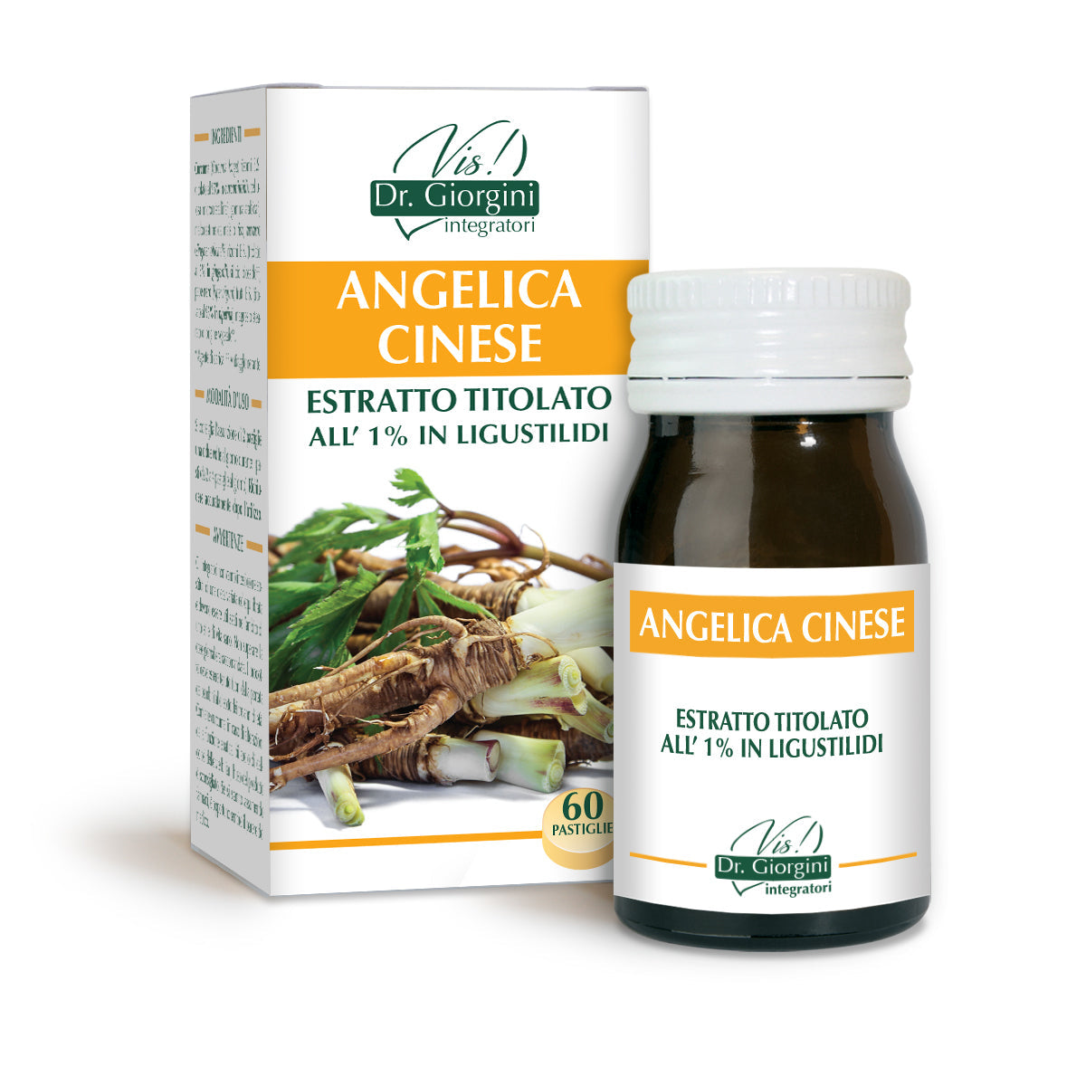 Dr Giorgini Titrerat extrakt av kinesisk angelica 60 tabletter à 500 mg - 30 g