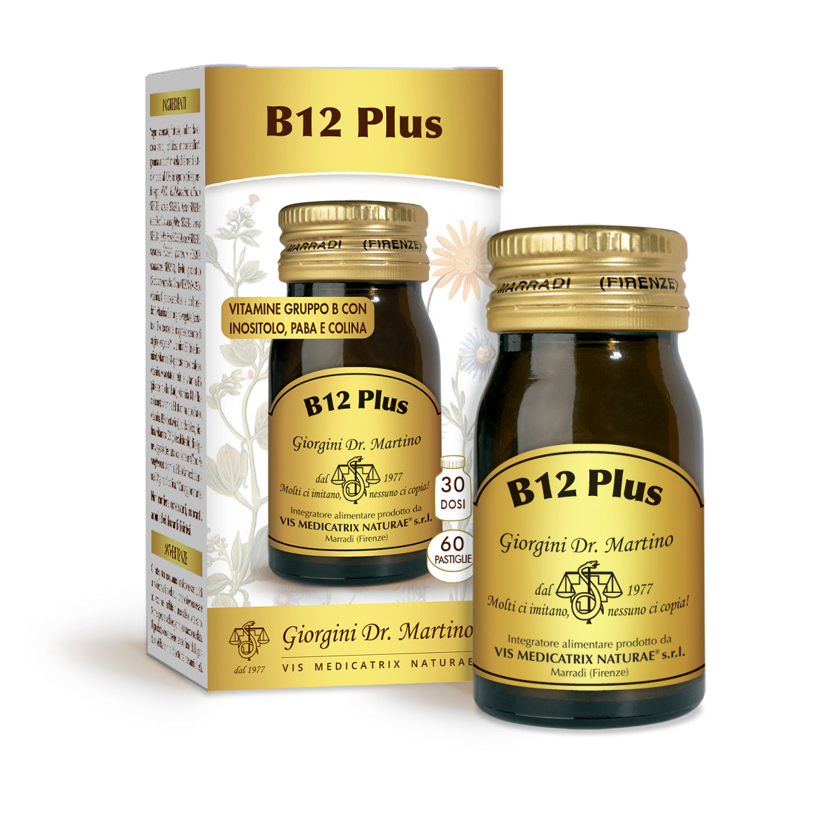 Dr Giorgini vitamina B12 plus 30 g - 60 de comprimate a câte 500 mg