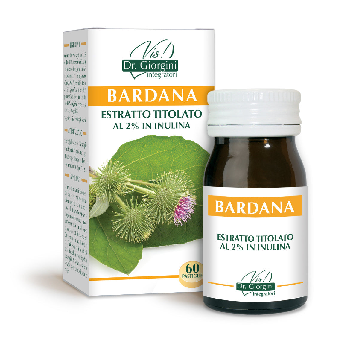 Dr Giorgini titrerat extrakt av kardborre 60 tabletter à 500 mg - 30 g