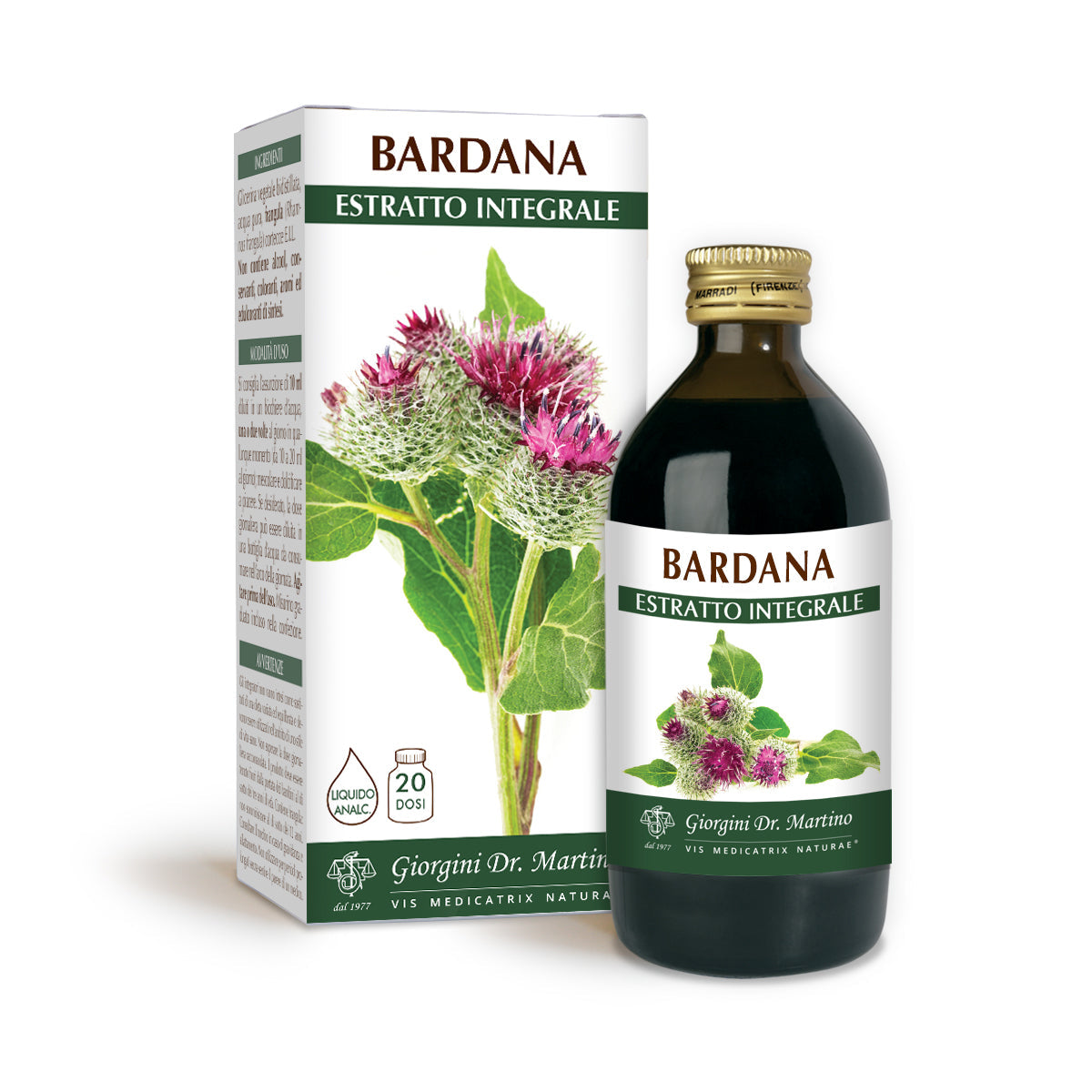 Dr Giorgini Burdock Full Extract Non-Alcoholic Liquid 200ml