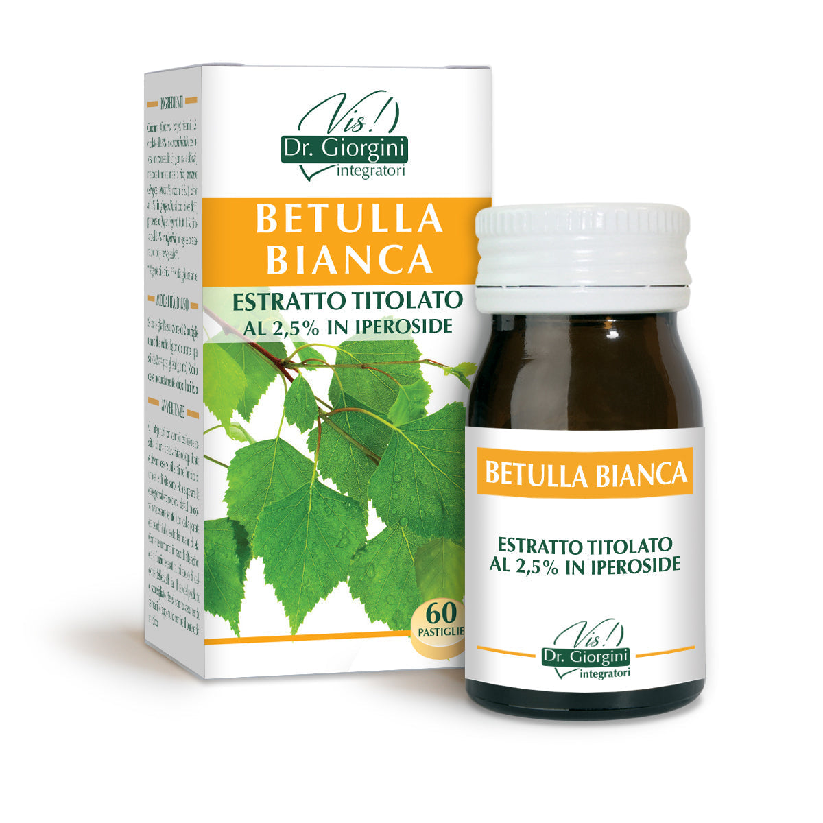 Dr Giorgini ekstrakt z brzozy białej 60 tabletek po 500 mg - 30 gr