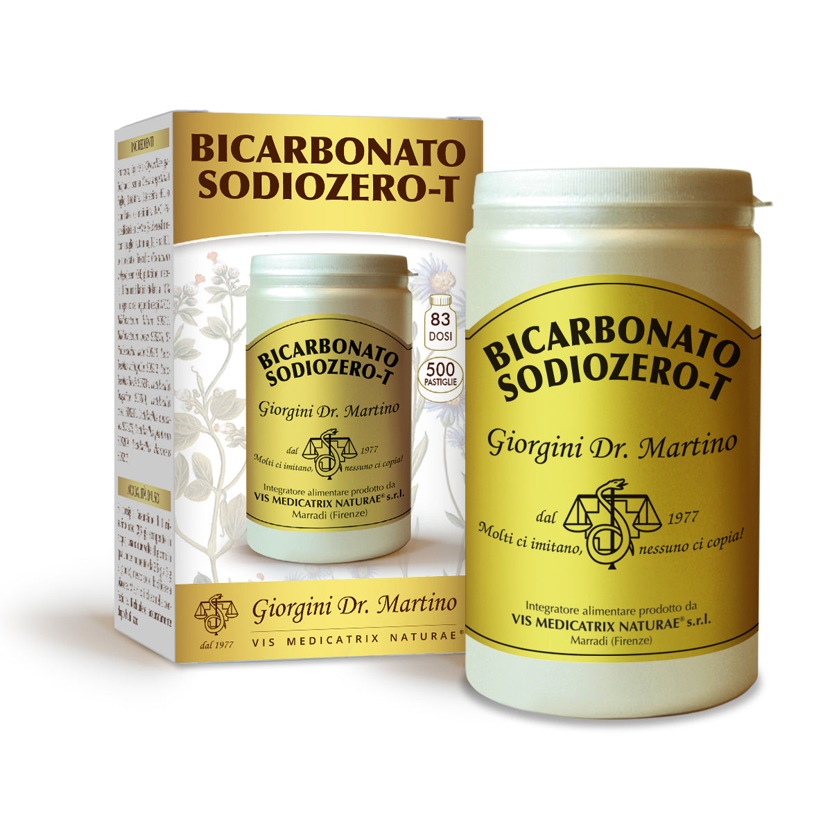 Dr Giorgini Bikarbonat Sidiozero-T 500 tabletter à 600 mg - 300 g