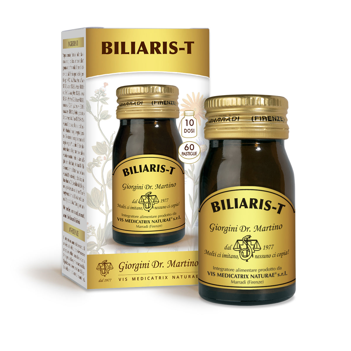 Dr Giorgini biliaris-t 30 g - 60 tabletter à 500 mg