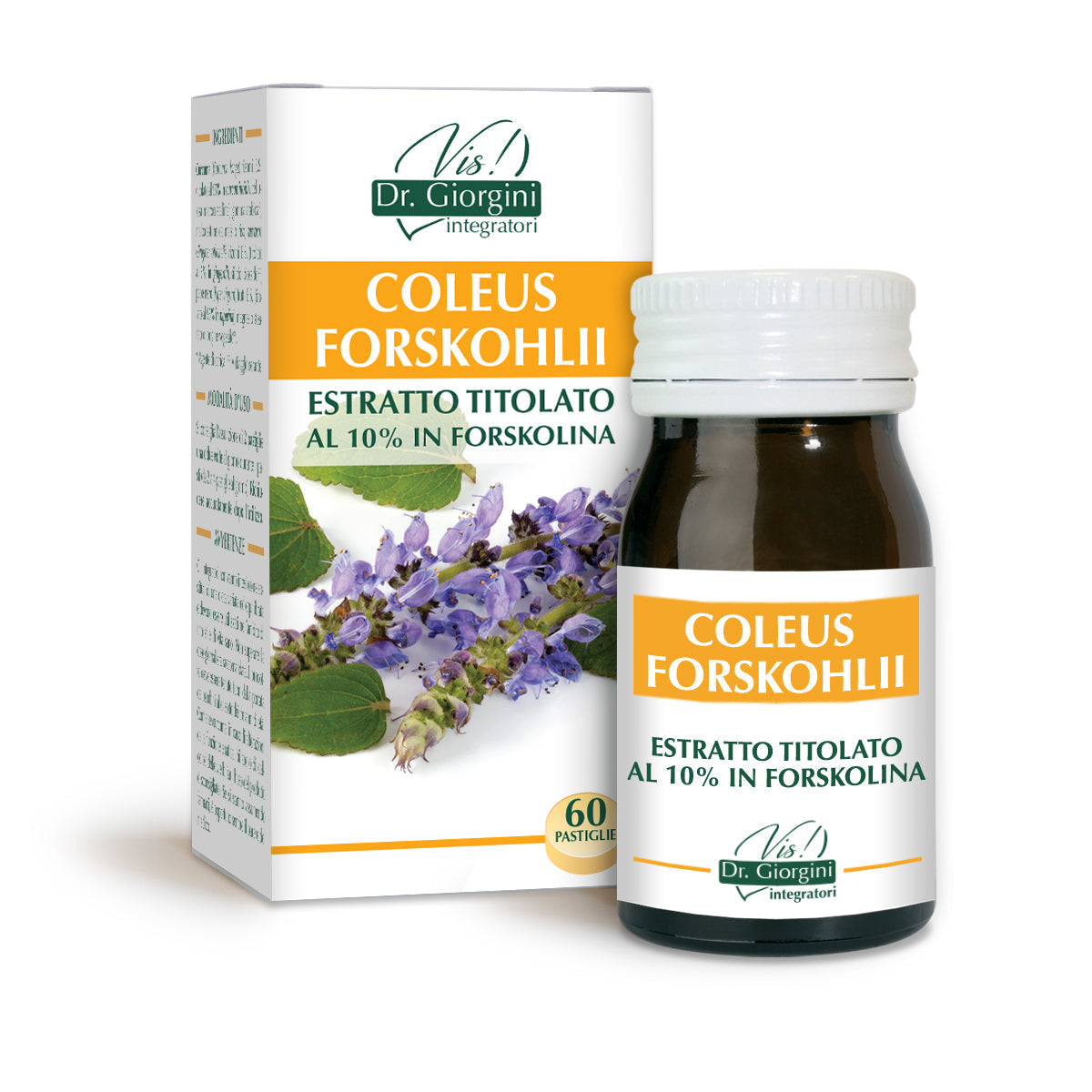 Dr Giorgini Coleus forskohlii titrerat extrakt 60 tabletter à 500 mg - 30 g