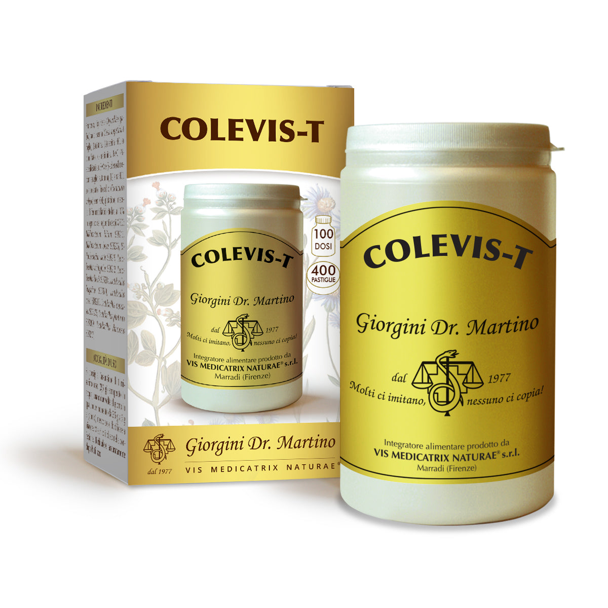 Dr Giorgini Colevis-t 200 g - 400 tabletter à 500 mg