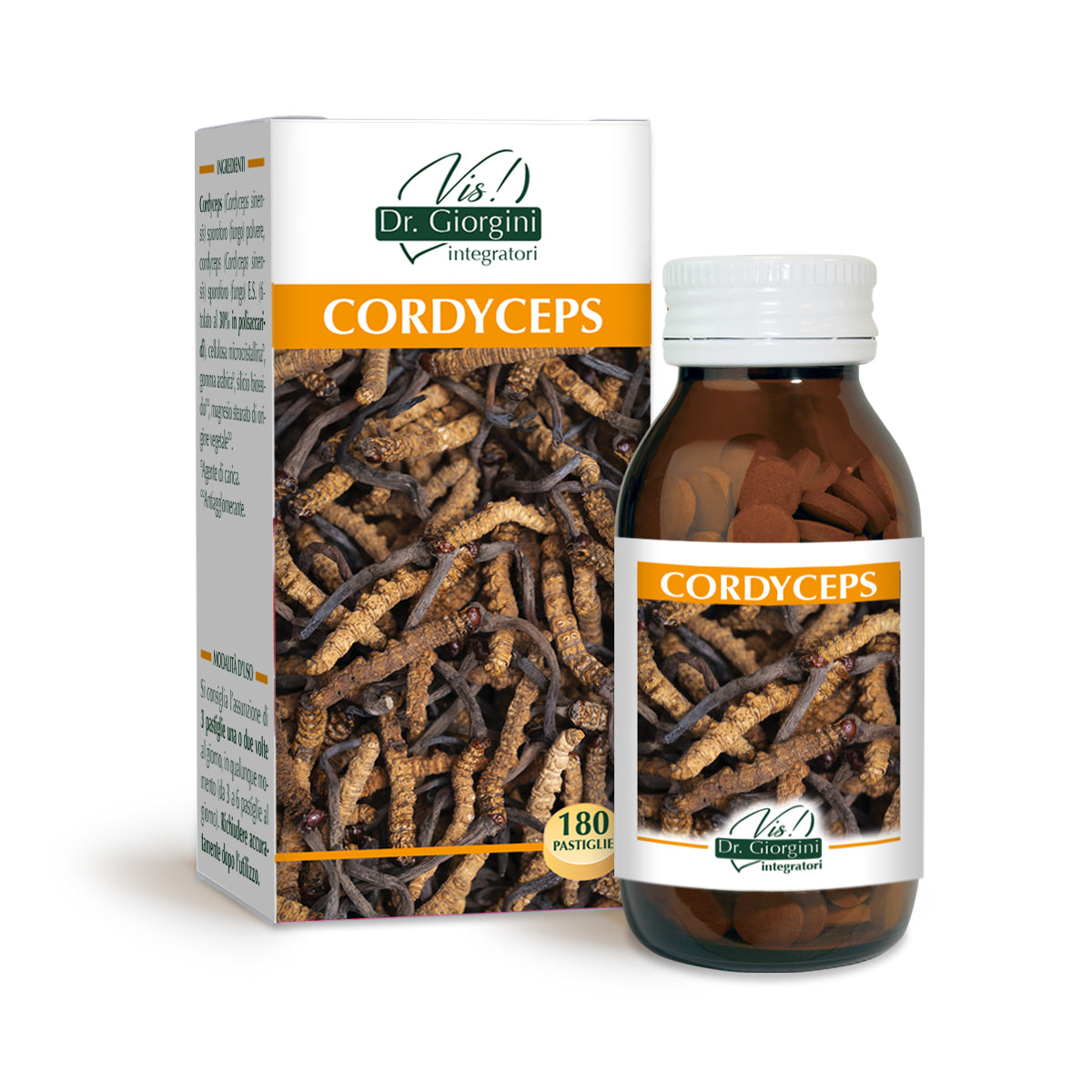 Dr Giorgini Cordyceps 90 g - 180 Tabletten à 500 mg