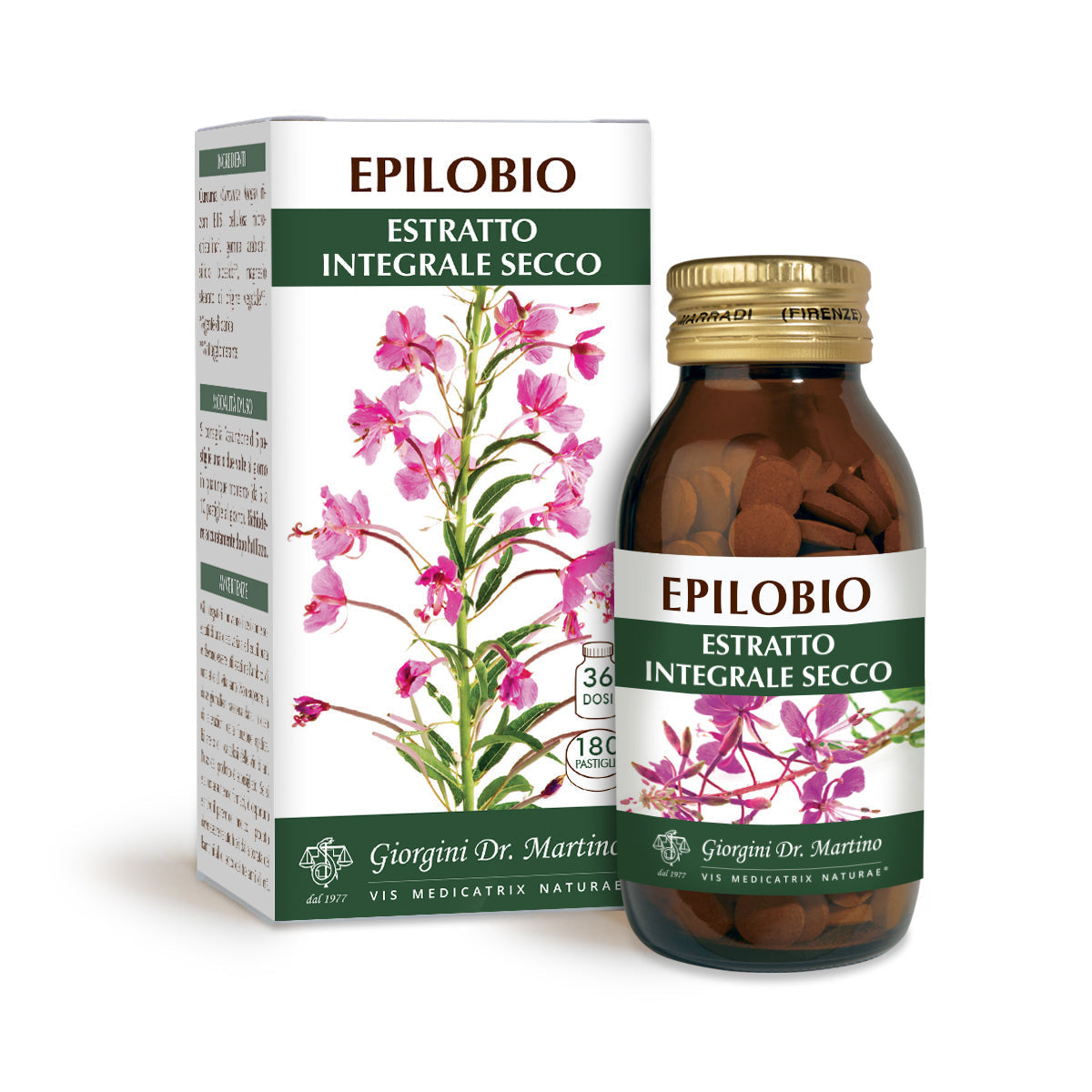 Dr Giorgini Epilobium Vollkorn-Trockenextrakt 180 Tabletten à 500 mg
