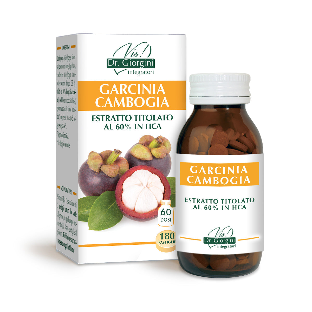 Dr Giorgini ekstrakt z garcinia cambogia titrated 180 tabletek po 500 mg - 90 gr