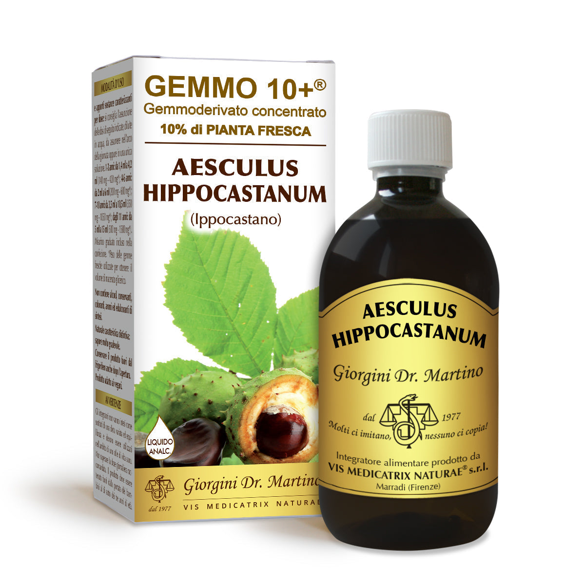 Dr Giorgini Horse Chestnut G10+ Aesculus Hippocastanum 500ml LOTTO I2001421