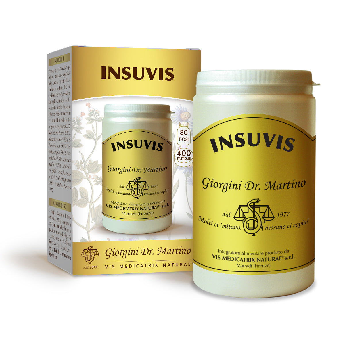 Dr Giorgini Insuvis - 400 Tabletten à 500 mg - 200 gr