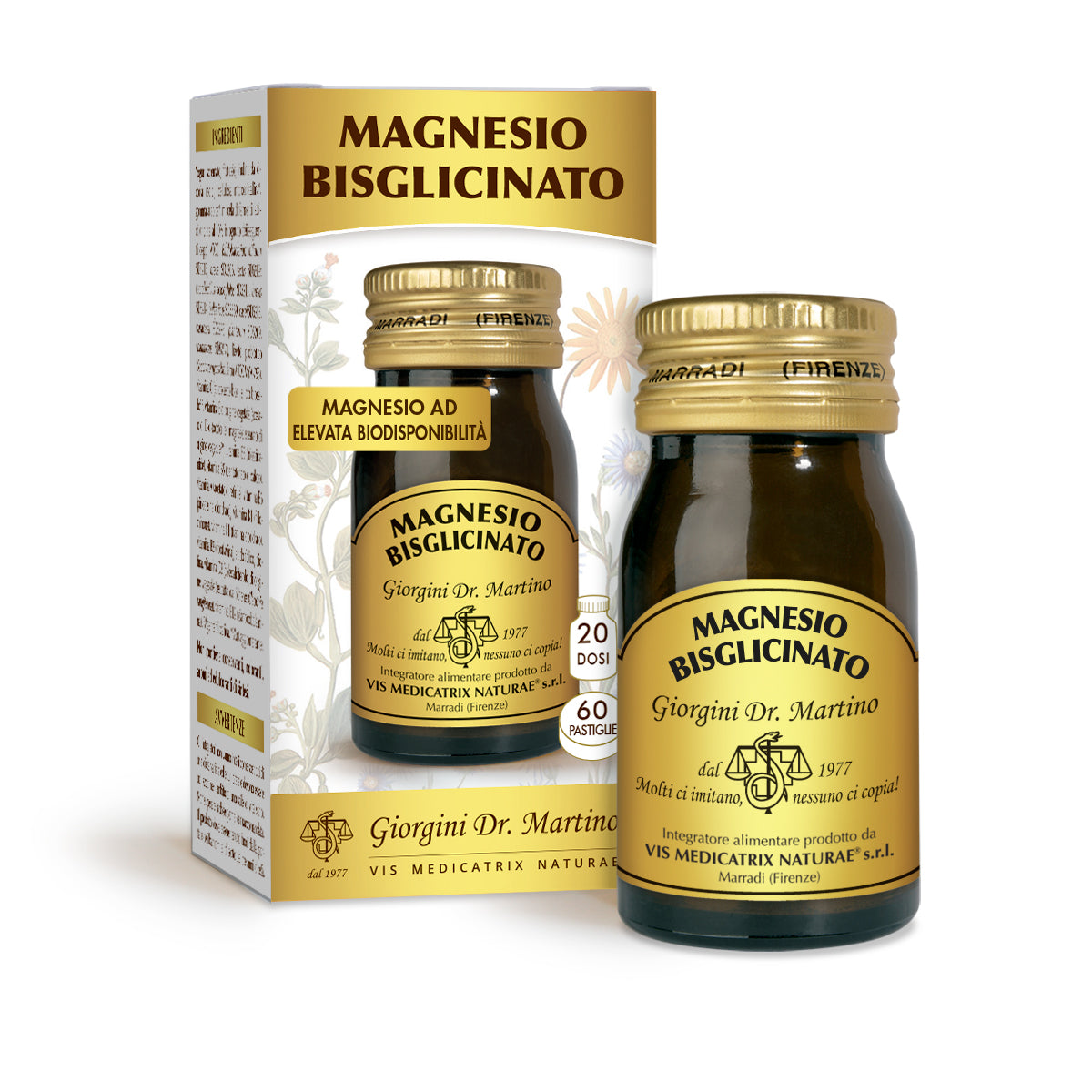 Dr Giorgini Bisglicynian magnezu 180 tabletek po 500 mg - 90 gr