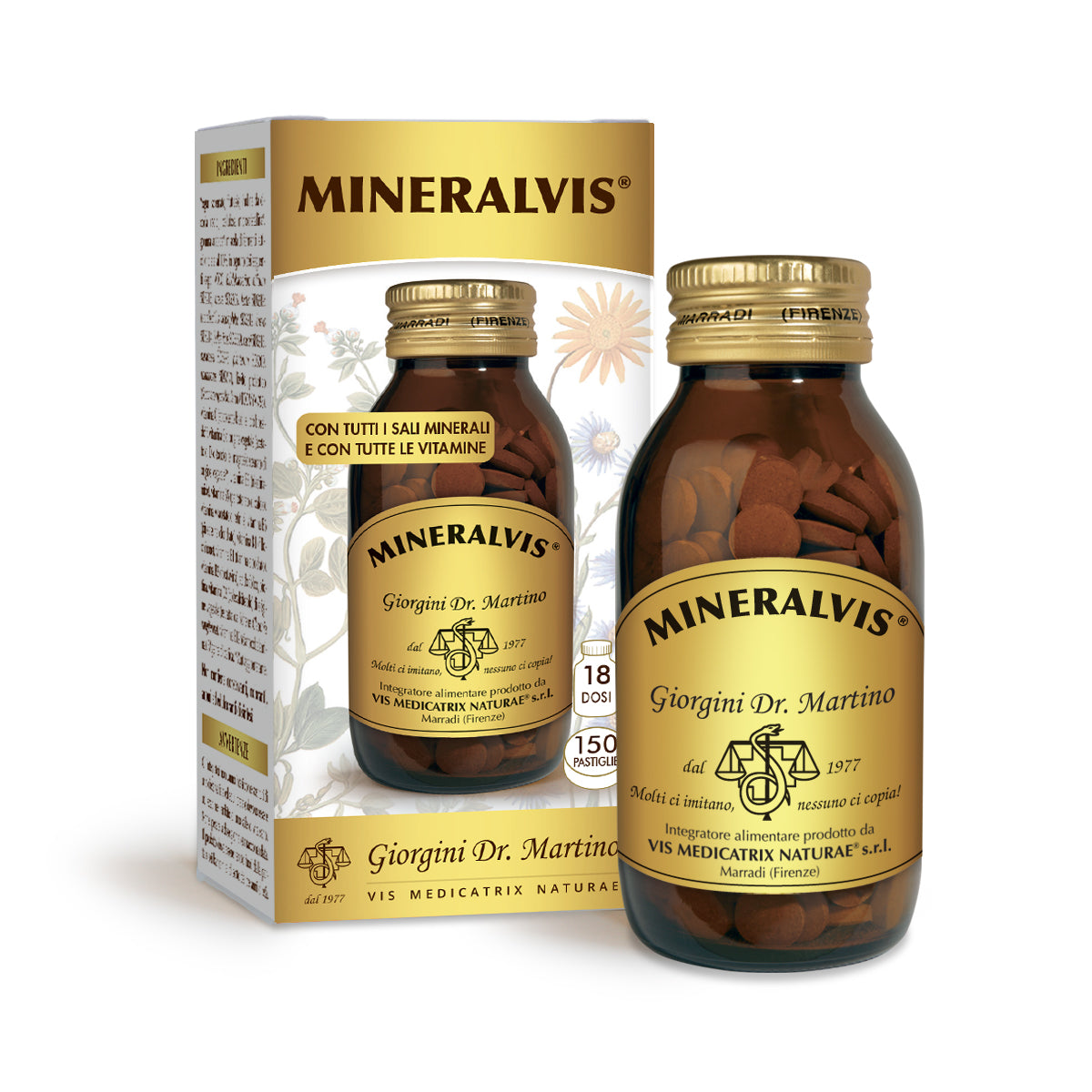 Dr Giorgini Mineralvis 150 Tabletten à 600 mg - 90 gr